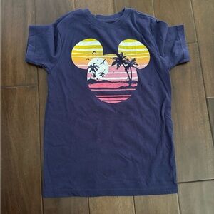 Disney Navy Sunset Graphic Tee